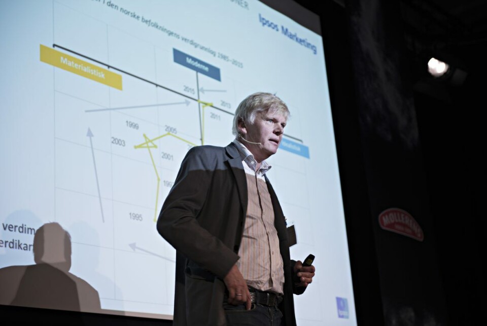 Seniorkonsulent i Ipsos MMI, John Spilling, ser at over halvparten av oss ønsker å spise norske landbruksprodukter.