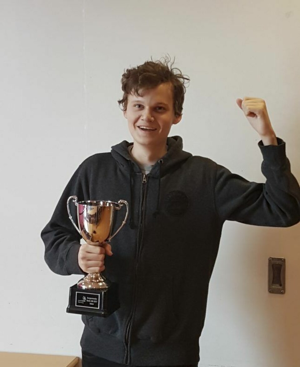 Michael Myrheim Mikalsen vant bakekonkurransen i skole-NM