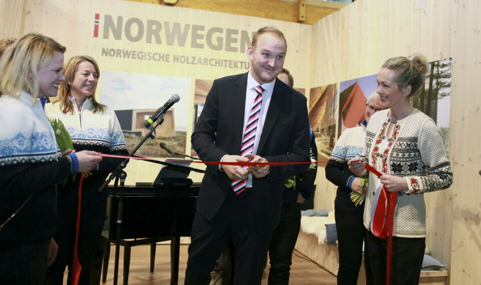 Landbruks- og matminister Jon Georg Dale åpnet 15.1.2016 den norske standen på Grüne Woche.