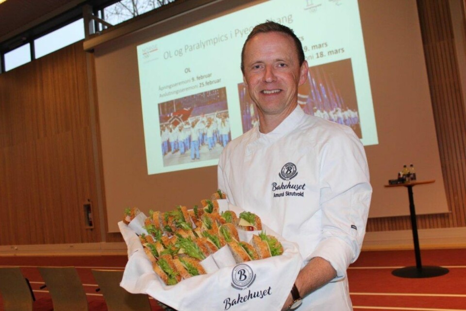 Produktutviklingssjef og Bakemester i Bakehuset, Amund Skrutvold, tar turen til Sør-Korea for å bake brød for de norske OL-deltagerne.