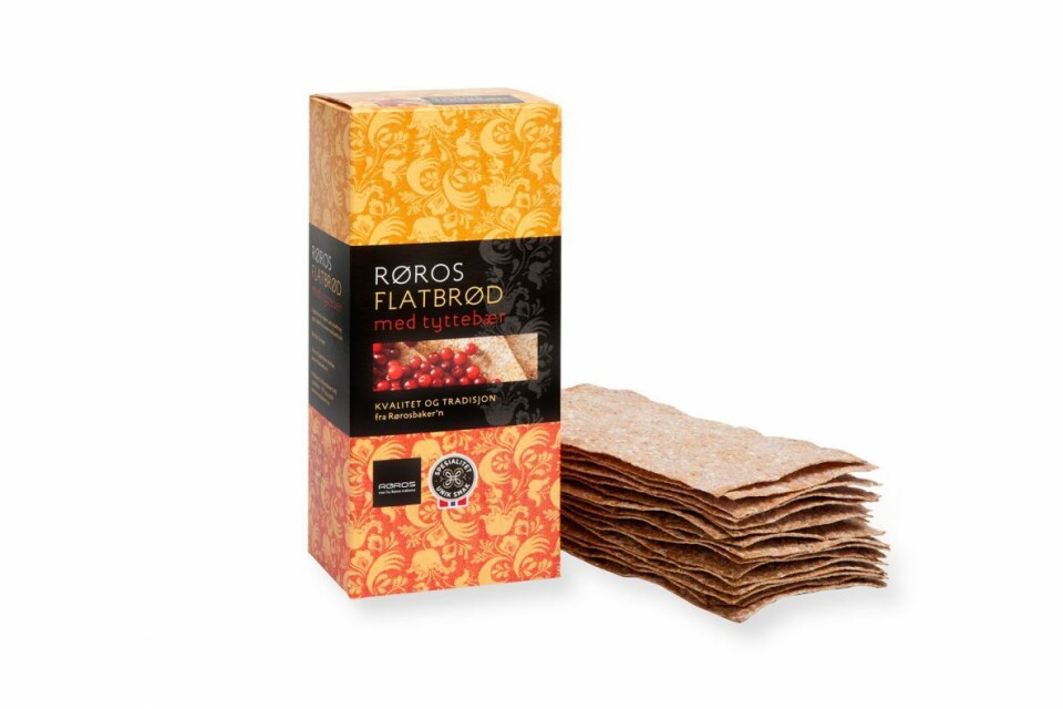 Til Berlin: Røros Flatbrød med Tyttebær er et av produktene som vil presenteres i Den Norske Paviljong på Grüne Woche 2018. Til Berlin: Røros Flatbrød med Tyttebær er et av produktene som vil presenteres i Den Norske Paviljong på Grüne Woche 2018.