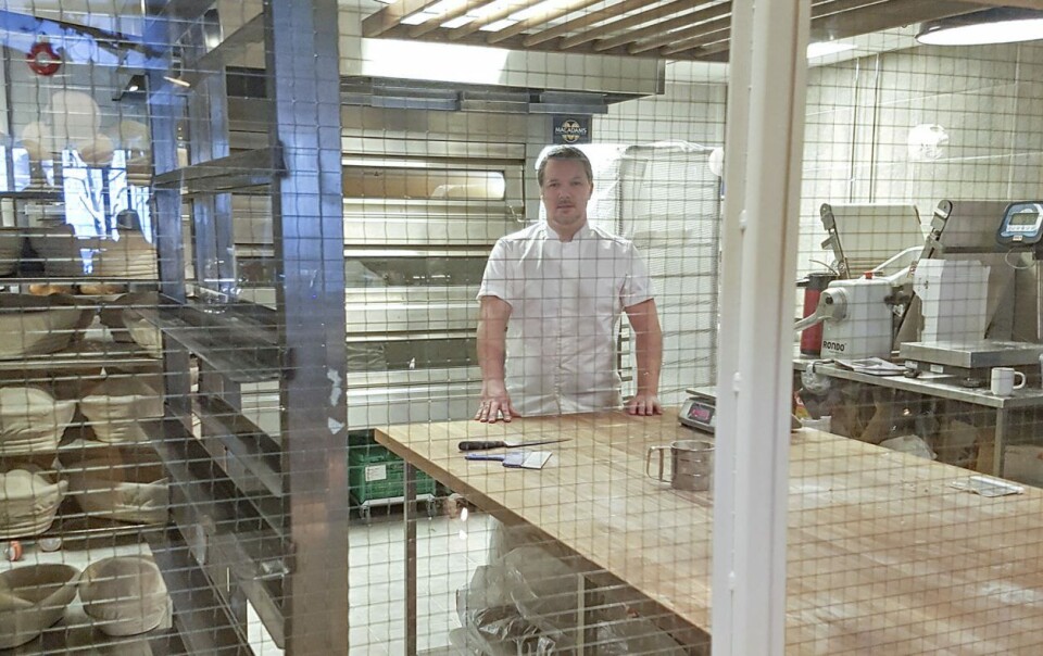 Tidligere deltager på bakerlandslaget, Ørjan Toreid Eriksen er ansvalig for bakeriet i det nye bakerikonseptet i Kristiansand.