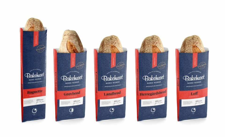 Ny emballasje med tall og tydelig avsender