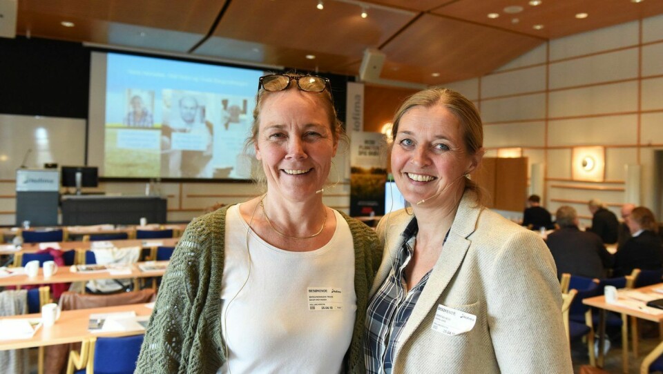 Trude Bergundhaugen og Heidi Hemstad fortalte sin suksesshistorie under Cerealfagdagen 2018.