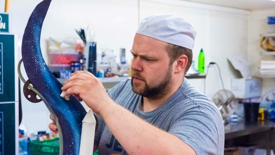 Ivar Bakke har rundt fire timer på å lage showpiece i VM. Ivar Bakke har rundt fire timer på å lage showpiece i VM.