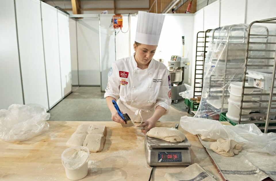 Caroline Hetland Åsen (W.B. Samson), er med i Nm ung baker 2018.