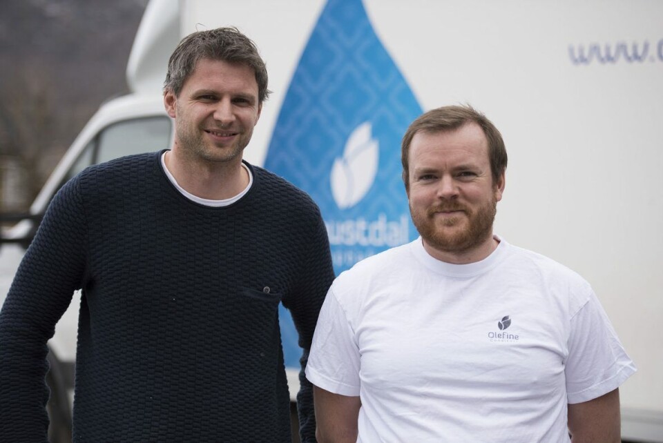 Dagleg leder Martin Berntsen og styreformann og medeier Ole John Berntsen