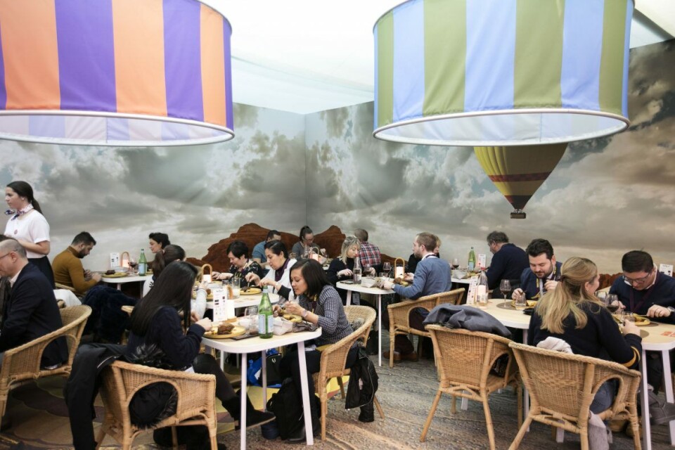 Bol d'Air var en av tre pop up-restauranter som utforsket nye trender på Sirha 2019.