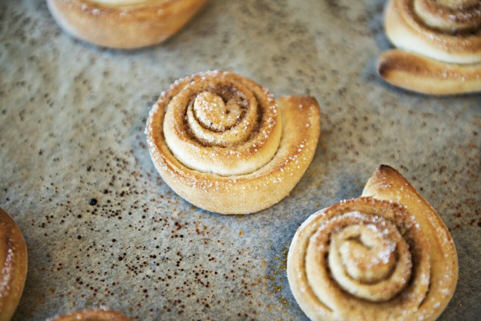 Kanelsnurrer var populært blant elevene ved Mjær ungdomsskole i forbindelse med «Vi baker og smaker».