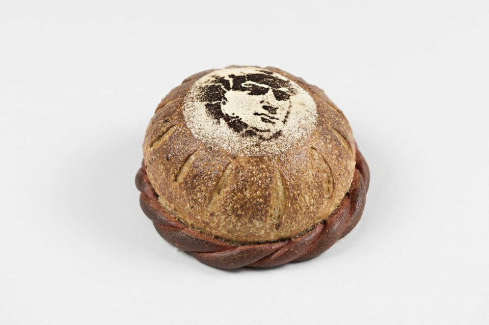 Dette surdeigsbrødet med grønn pepper og hvit geitost var en av hoveddommer Günther Koerffer absolutte favoritter i Nordic Bakery Cup 2019.