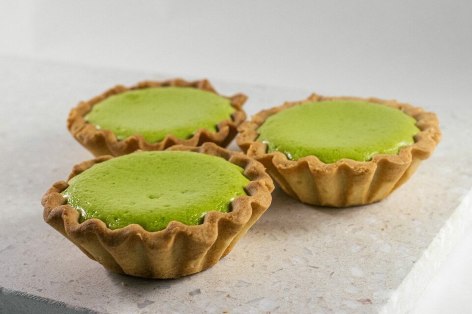 Japanske matcha-terter. Japanske matcha-terter.