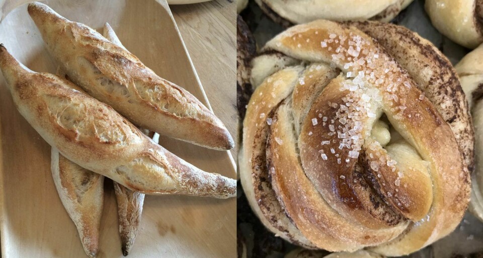Det er ikke bare brød som selges i mikrobakeriet på Skarnes. Både småbakst og søtbakst, samt kaffe og ferdigsmurt, selger godt.
