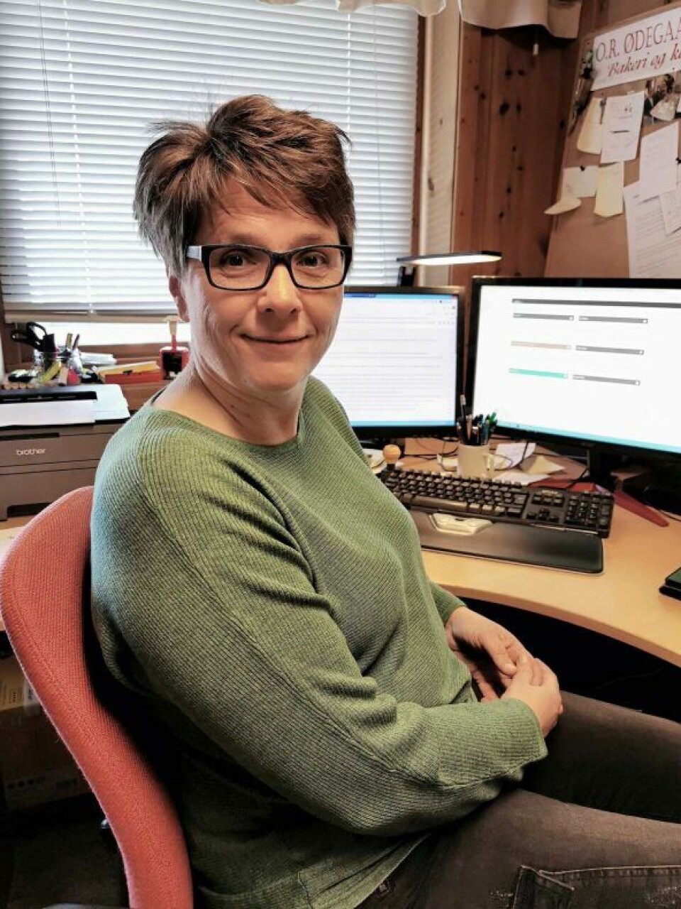 – Det er rare dager. I løpet av kort tid er alt snudd på hodet, sier daglig leder Anne Gunn Viken i Ødegaarden Bakeri & Konditori. – Det er rare dager. I løpet av kort tid er alt snudd på hodet, sier daglig leder Anne Gunn Viken i Ødegaarden Bakeri & Konditori.