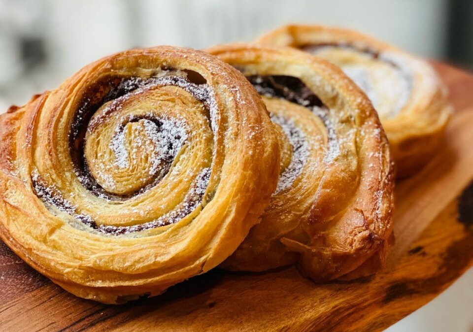 Den nye kjeden frister med kanelsnurr.