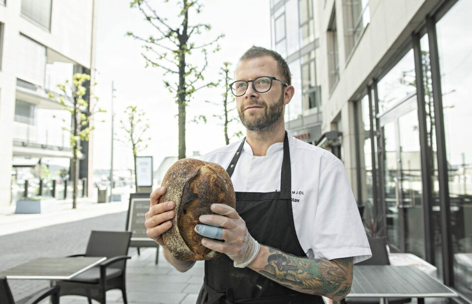 Nils Olav Heggdalsvik får oppmerksomhet rundt sitt bakeri på Aker Brygge.