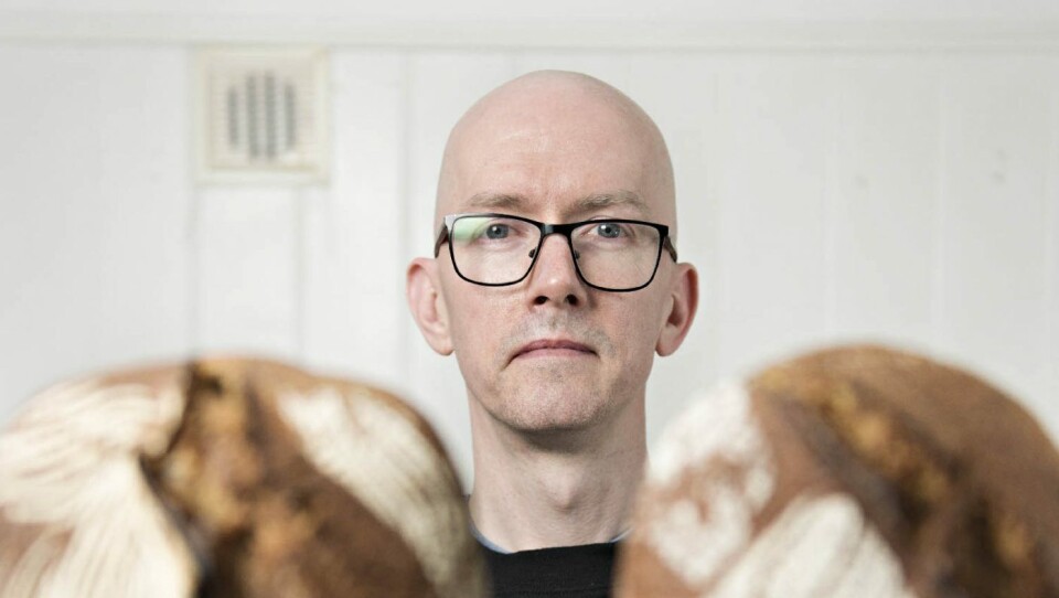 Neil Alsopp fra Sour to the People deltar i bakelaboratoriet under Nordisk Kulturkornkonferanse 28.-29. oktober. Neil Alsopp fra Sour to the People deltar i bakelaboratoriet under Nordisk Kulturkornkonferanse 28.-29. oktober.