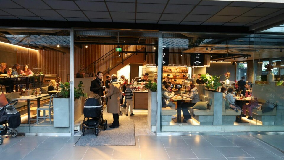 Godt Brød i Sandnes har fått moderne og tiltalende lokaler på Amfi Vågen.