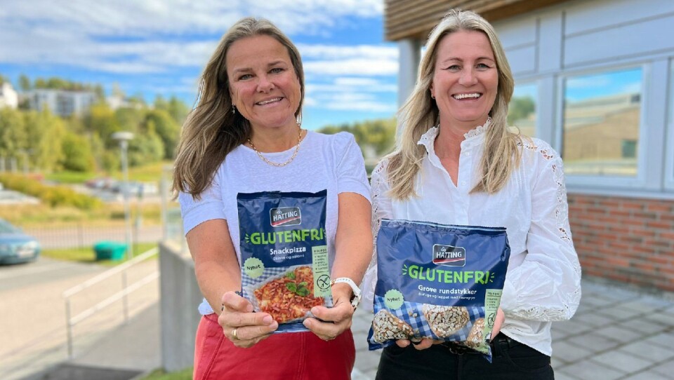 Markeds- og innovasjonsdirektør Aina Hagen og Elin Renbjør, markedssjef i Hatting, er glade for å kunne gi forbrukere med glutenintoleranse sunnere glutenfrie produkter og et bredere utvalg.
