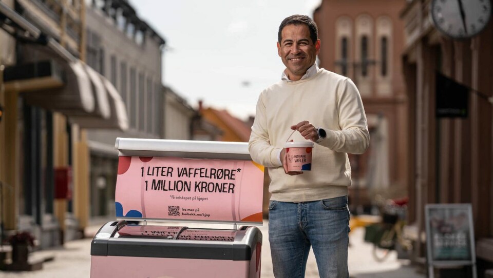 Edilberto Maldonado, er den nåværende eieren av oppskriften på Høibakk Vafler.