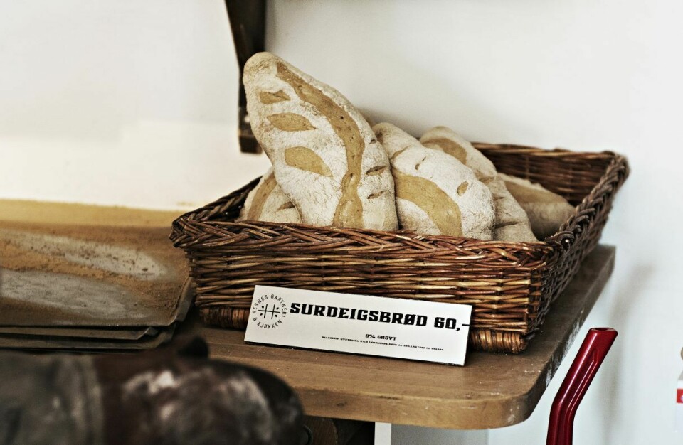 I sommersesongen er det tilgjengelig ni-ti sorter brød, men det på i lavsesongen er tre-fire.