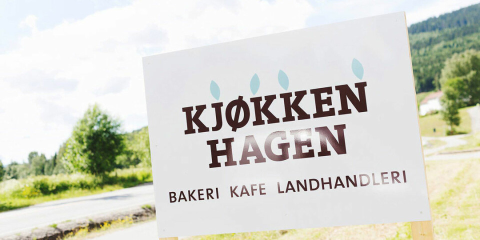 I Kjøkkenhagen i Hurdal Økolandsby er det både bakeri med tilhørende kafé og et landhandleri.