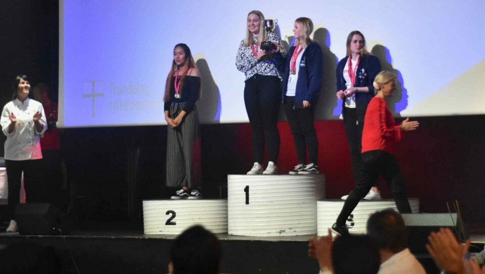 I konditorklassen kom Victoria Sørbo og Oda Marie Andresen på delt førsteplass. Thamonwan Phunkoet kom på andreplass og Linn Therese Holtmoen kom på tredje.