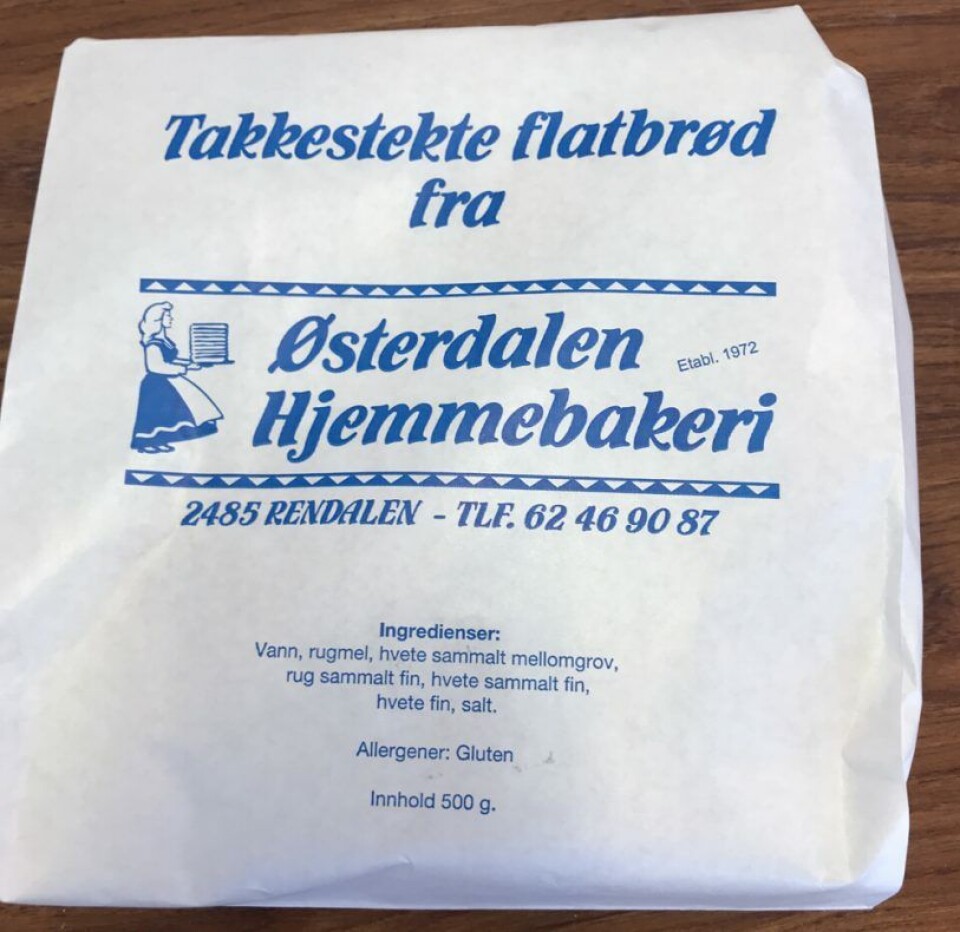 Magasinet Mat fra Norge er blant dem som peker på østerdalsflatbrødet som best i test. Magasinet Mat fra Norge er blant dem som peker på østerdalsflatbrødet som best i test.