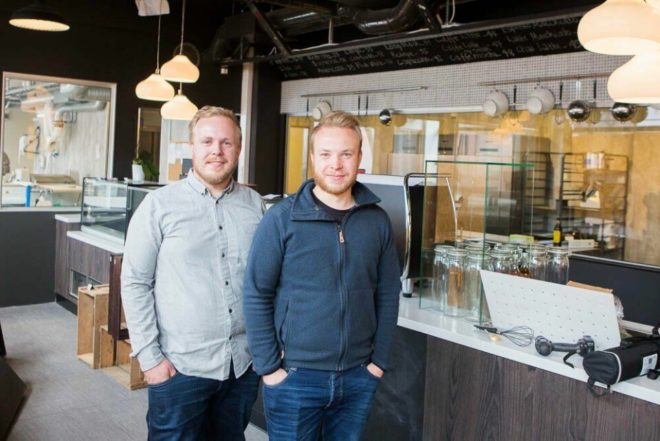 Brødrene Ola og Lars Berbusmel satser sammen i det gamle lokalet til Rustikk og Nord Café i Bodø.