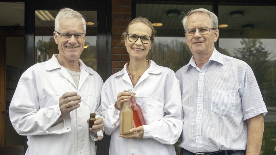 Fjerde og femte generasjon hos Storms AS. Fra venstre Einar Storm, ny påtroppende leder Annette Storm og Rolf Storm.