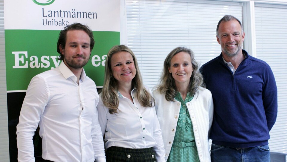 Fra venstre: Håkon William Skog Erlandsen, Aina Hagen, Mette Nygård Havre og Tom Stiansen.