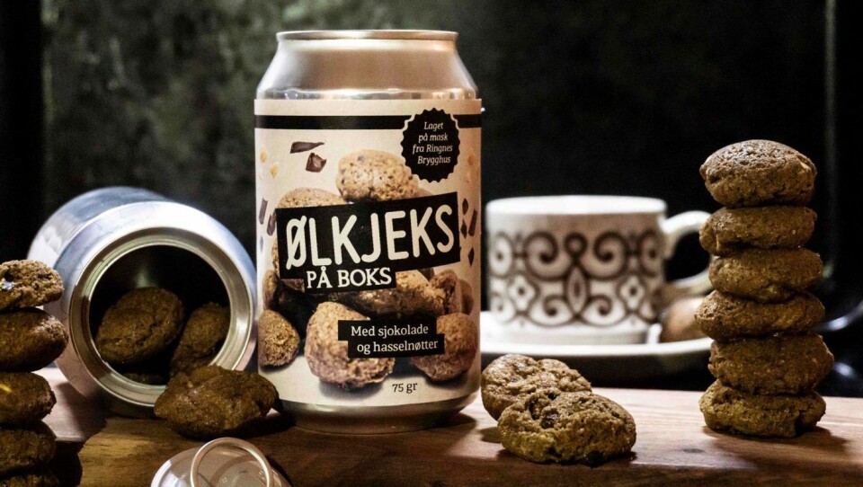 Boksene som ølkjeksene kommer i, er laget av resirkulerbar og miljøvennlig aluminimum.