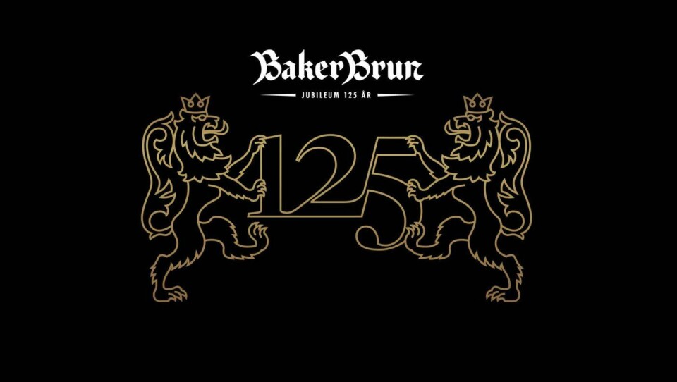 Baker Bruns jubileumslogo brukes aktivt gjennom året. Baker Bruns jubileumslogo brukes aktivt gjennom året.