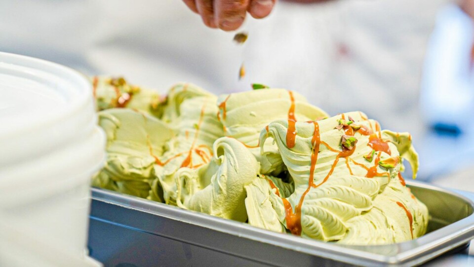 Denne gelatoen var et av bidragene under årets Glass-SM i Sverige. Nå får vi en tilsvarende konkurranse i Norge.