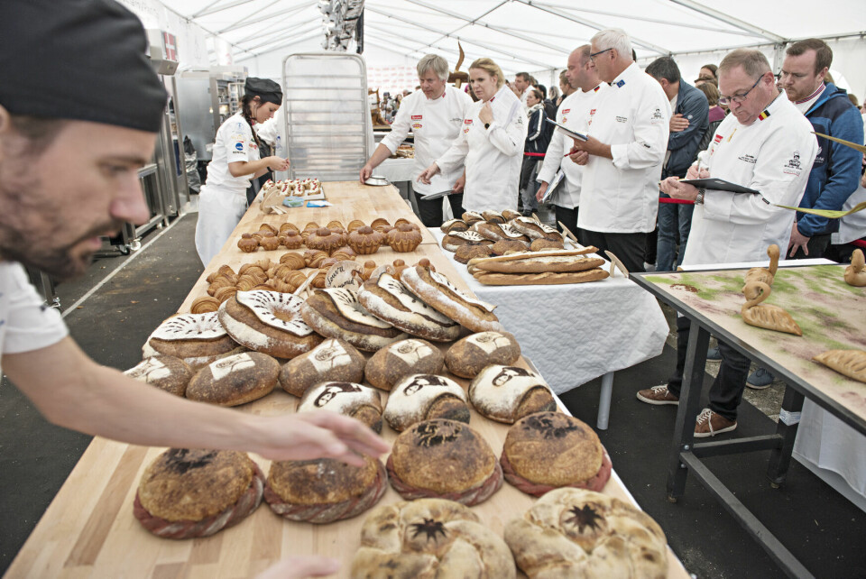 De norske bakernes produktbord.