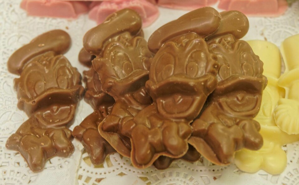 Storparten av Heimdal-sjokoladene er laget for voksne kunder, men det er viktig at barna også får sitt.