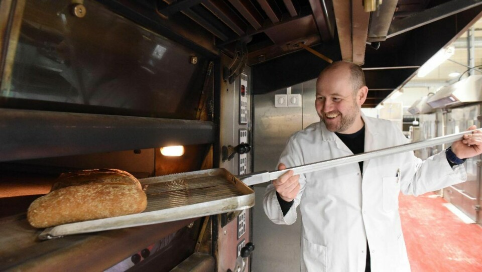 Kristian Wiik vil i det nye bakeriet ta ut rykende ferske brød og trille dem rett inn i den nye Eurospar-butikken som skal ligge i samme bygg i Harstad.