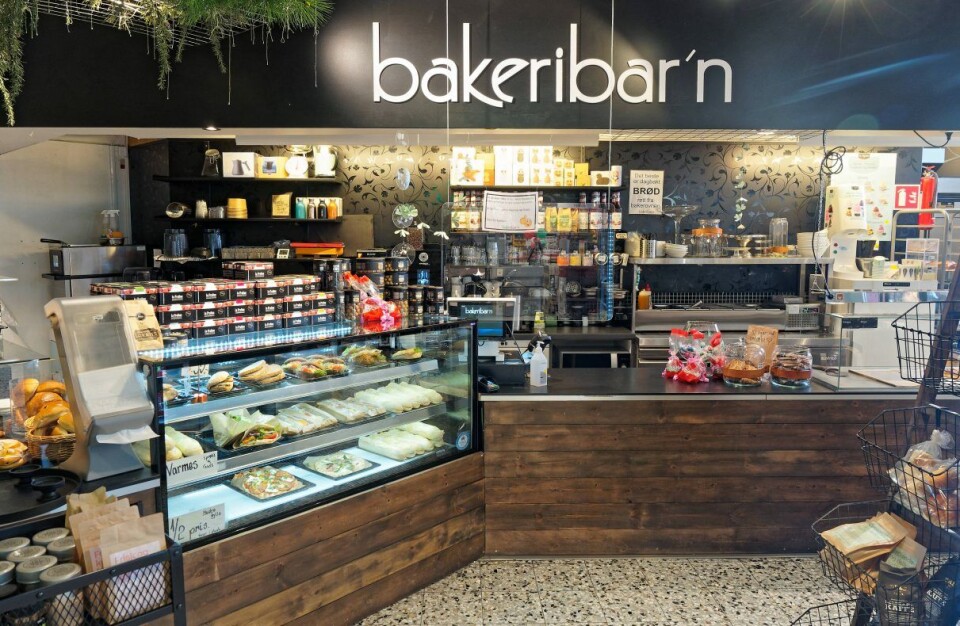 Bakeribar’n ligger i etasjen under den nye kaffebaren. Bakeribar’n ligger i etasjen under den nye kaffebaren.