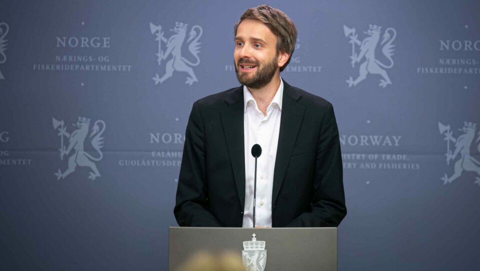 Næringsminister Jan Christian Vestre.