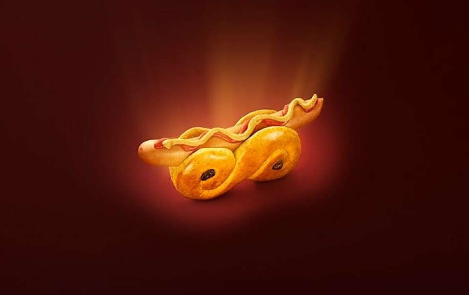 Lanserer pølse i lussekatt