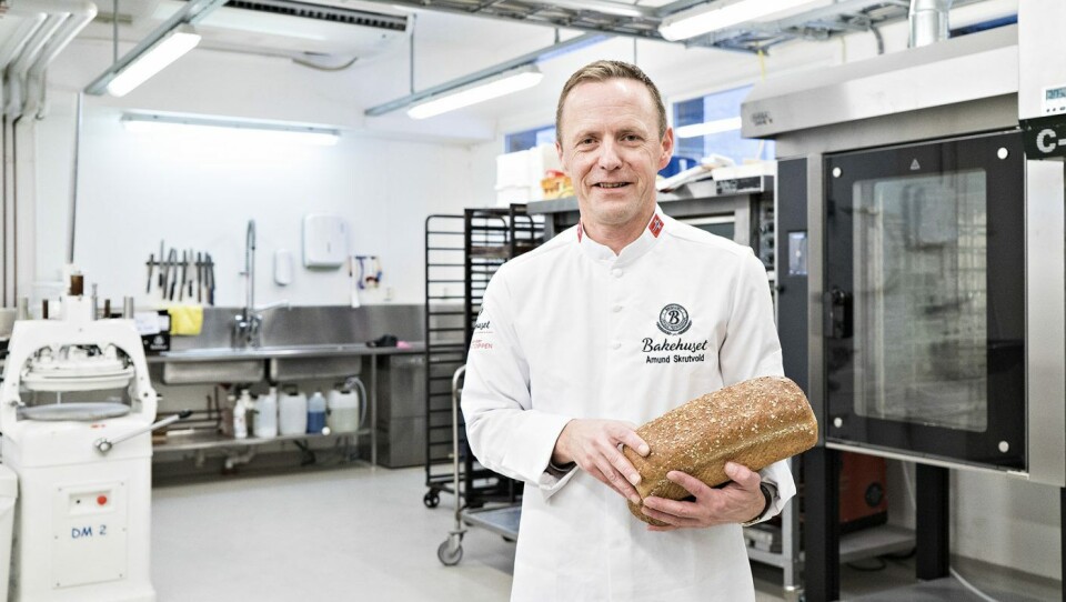 Amund Skrutvold skal til OL i Sør-Korea for å bake brød til de norske utøverne. Han har spisset kakeformen og håper at det også blir noen 'gullkaker' under oppholdet.