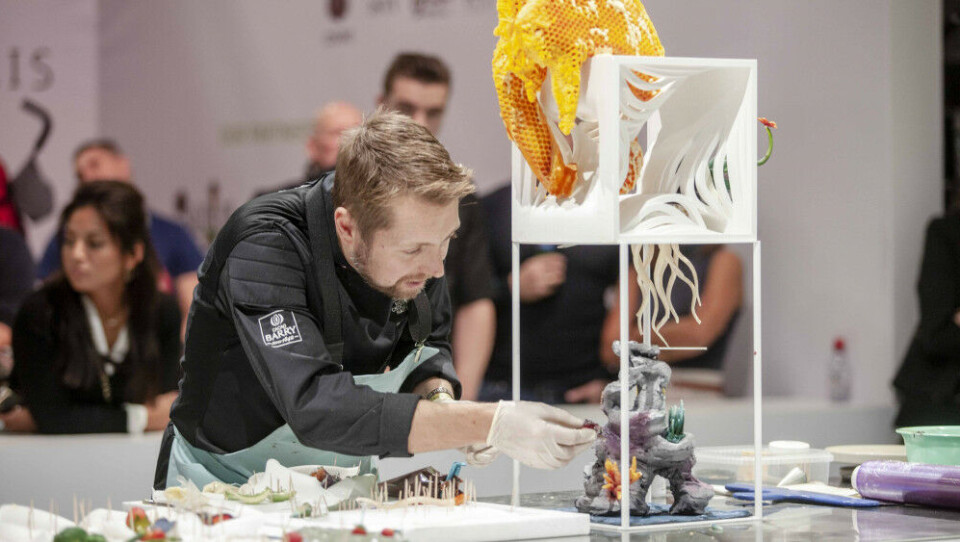 Tor Stubbe kom på 6. plass under World Chocolate Masters 2018.