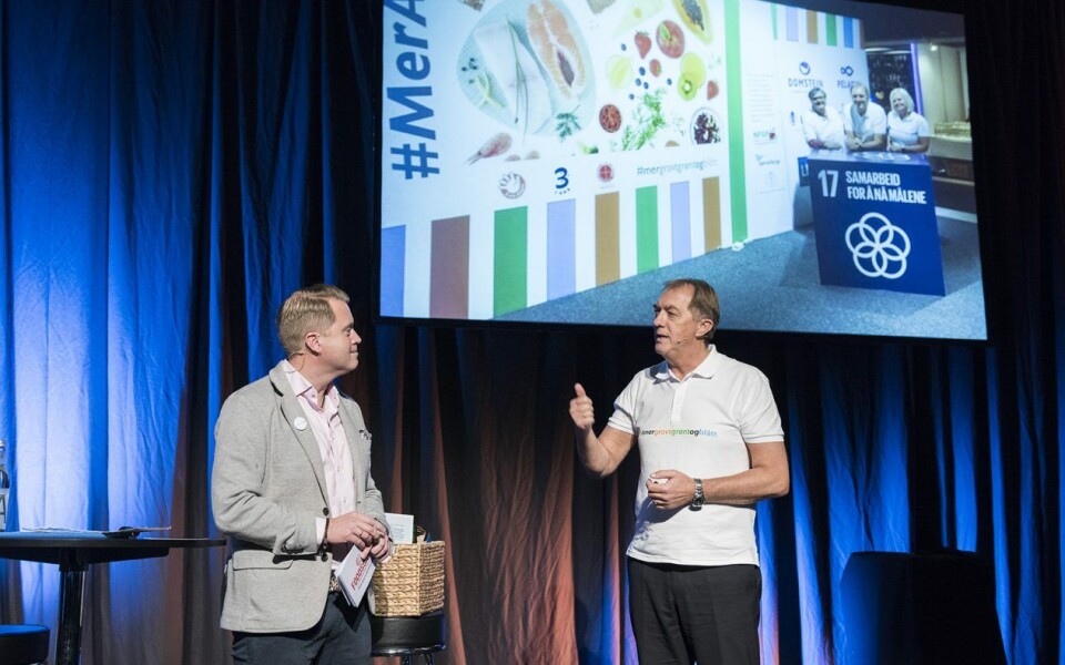 Informasjonssjef i Sjømat Norge, Øyvind Haram og daglig leder i BKLF, Gunnar Bakke oppsummerte konferansen. Informasjonssjef i Sjømat Norge, Øyvind Haram og daglig leder i BKLF, Gunnar Bakke oppsummerte konferansen.