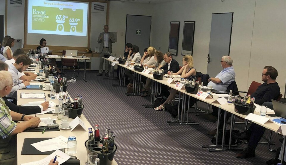 President i BKLF, Ole John Berntsen, styremedlem Rune Valestrand og direktør Gunnar Bakke, var tilstede på Bread Initiative i München.