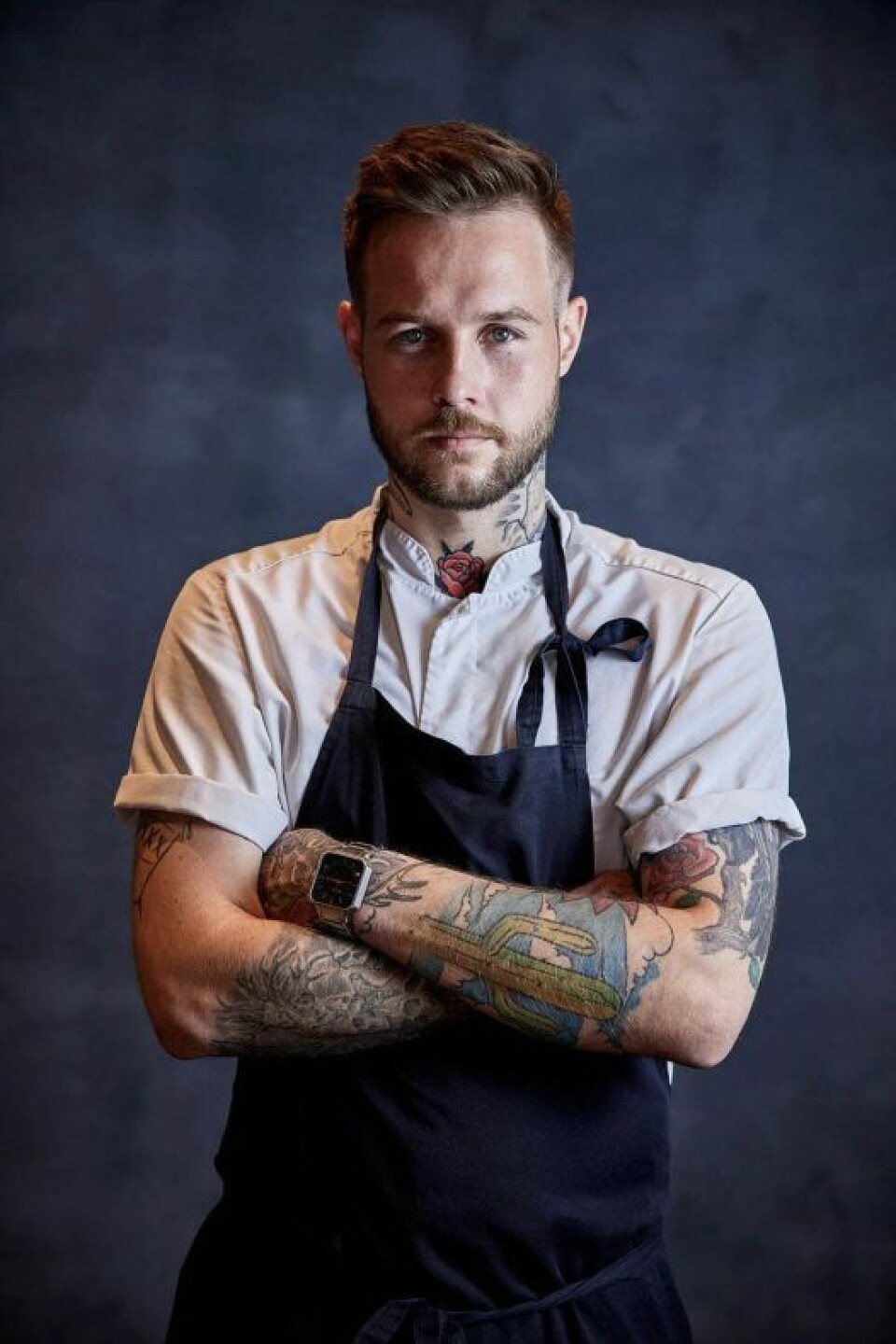 Kjøkkensjef Jimmy Øien ved restauranten Rest er en forkjemper for at all mat som produseres skal spises opp. Foto: Stian Broch Kjøkkensjef Jimmy Øien ved restauranten Rest er en forkjemper for at all mat som produseres skal spises opp. Foto: Stian Broch