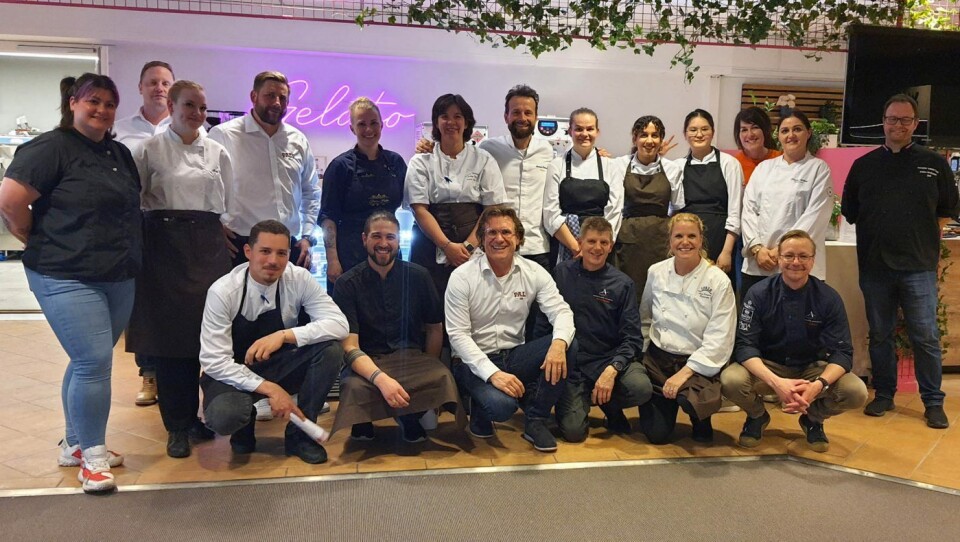Kent og Alexandre arrangerte et to dagers Master Class-kurs for en gruppe av Pals’ kunder i forbindelse med lanseringen av Crema. Kent og Alexandre arrangerte et to dagers Master Class-kurs for en gruppe av Pals’ kunder i forbindelse med lanseringen av Crema.