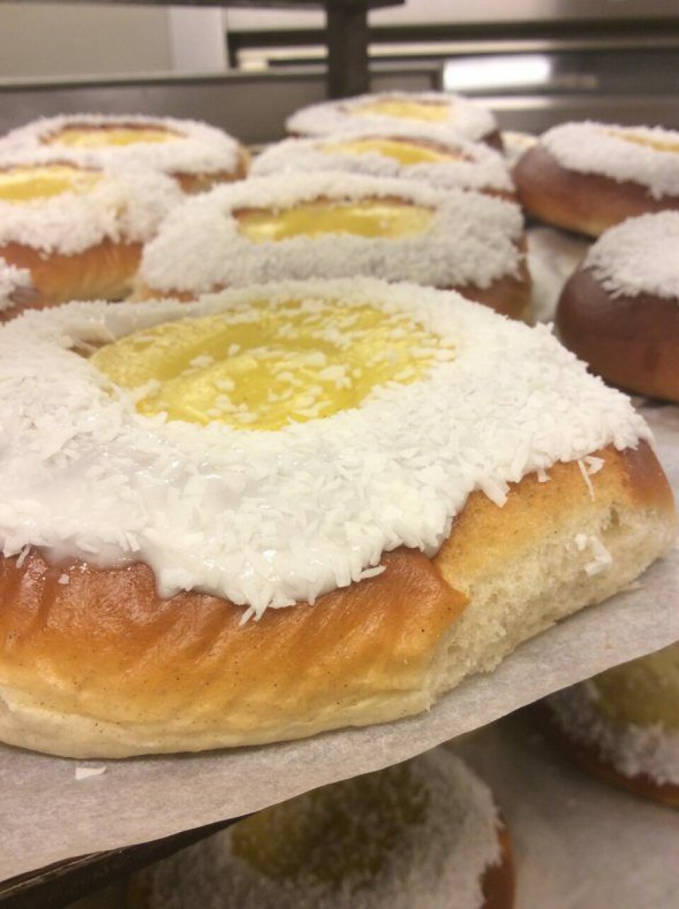 Ivar The Cakemaker Bakke planlegger å lage en hel haug av slike skolebrød til Skolebrødets dag på fredag.