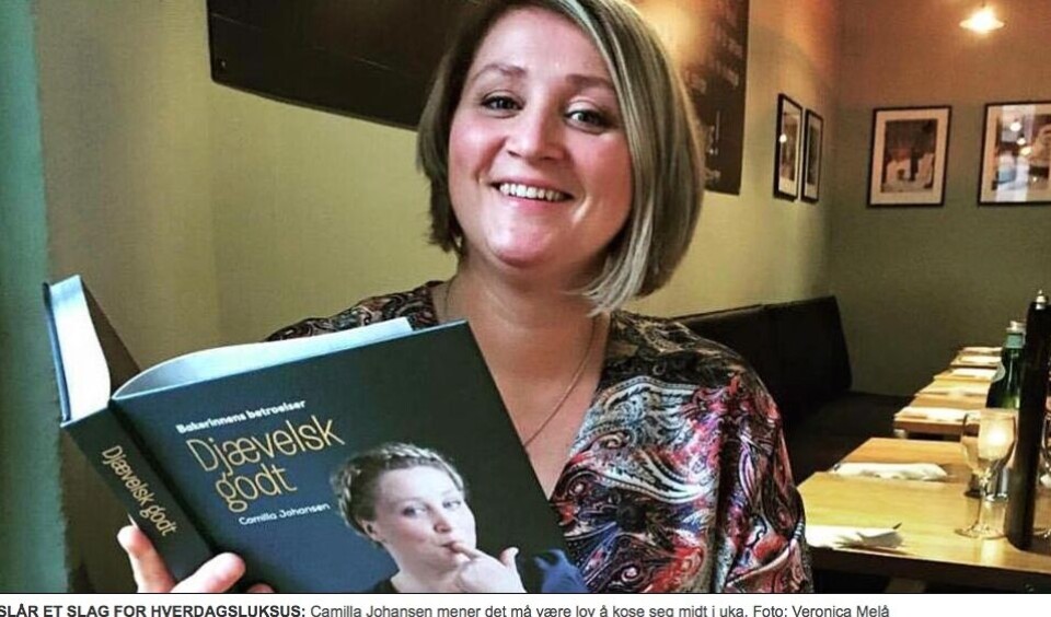 Skjermbilde fra Dagbladet - Camilla Johansen.