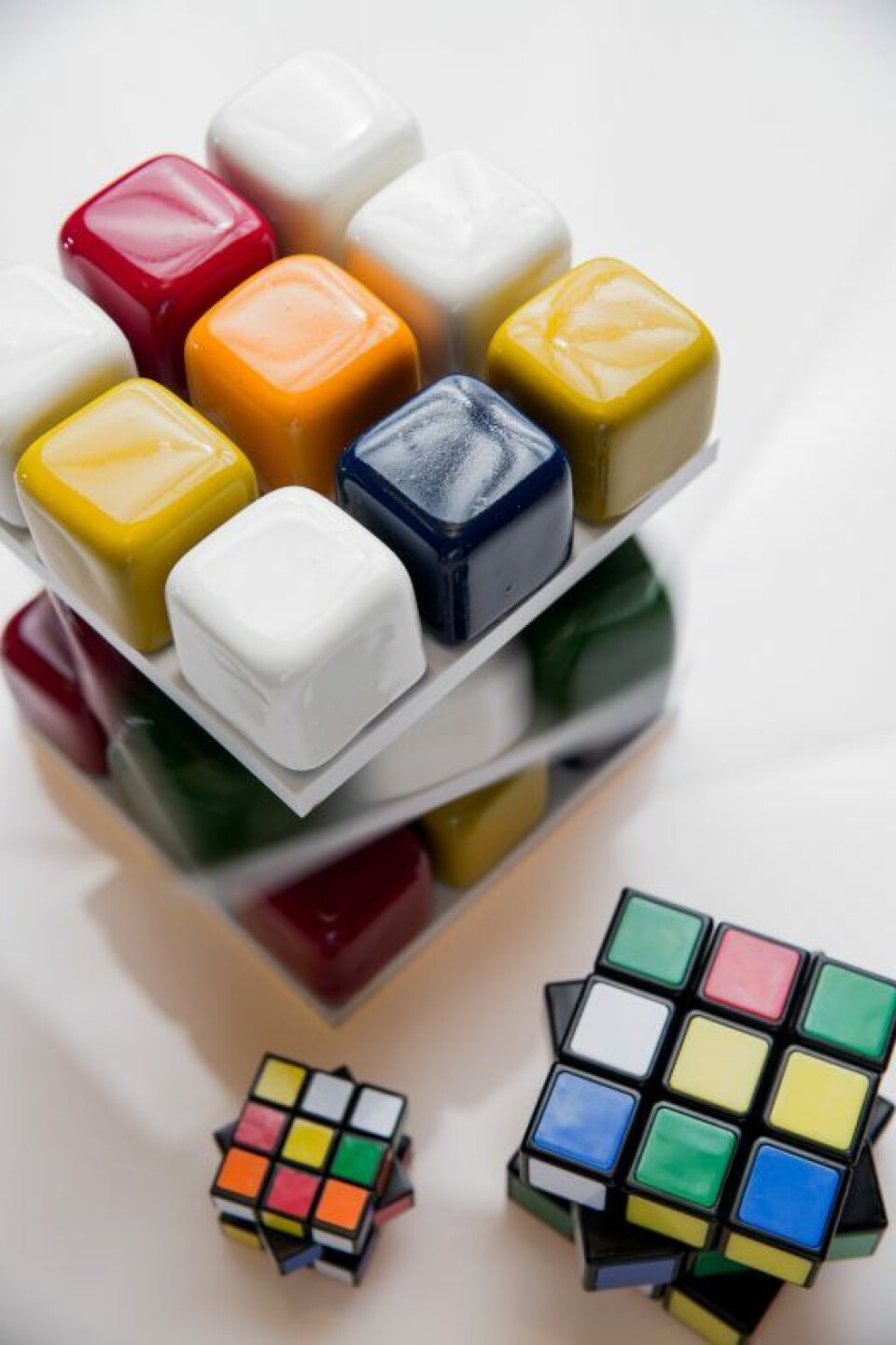 Rubik’s kake er et annet av signaturproduktene til Cédric Grolet. Rubik’s kake er et annet av signaturproduktene til Cédric Grolet.