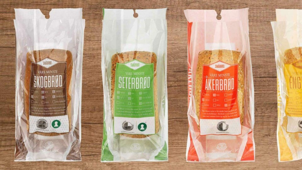 Norgesgruppen-eide Bakehuset vil av miljøhensyn kutte ut bruken av slike brødposer.