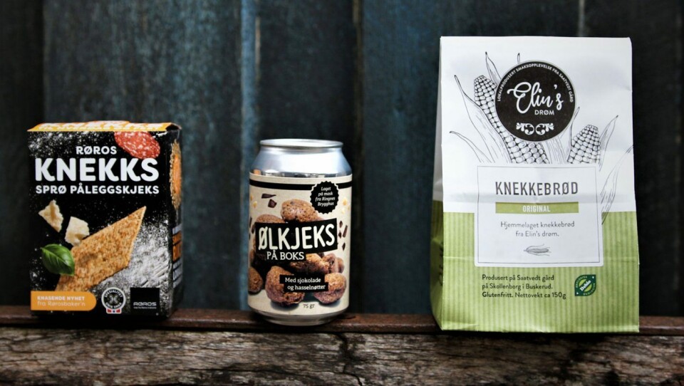 Disse tre produktene er plukket ut som finalister i kategorien Årets Bakst i Det Norske Måltid 2019.